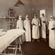 Wotton Lodge, Gloucester: operating theatre and staff. Photograph, ca. 1909.